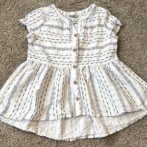 Oshkosh toddler cotton peplum top